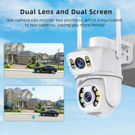 IP Κάμερα Παρακολούθησης Wi-Fi Full HD+ 6MP Αδιάβροχη με Ηχείο και Φακό 3.6mm