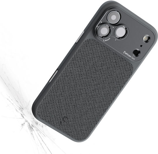 Shiftcam Back Cover Fabric 2mm with Strap Gray (Galaxy M12)
