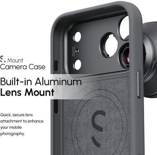Shiftcam Back Cover Fabric 2mm with Strap Gray (Galaxy M12)