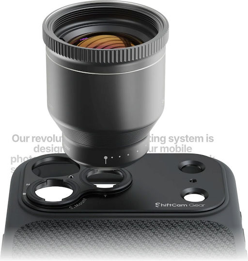 Shiftcam Umschlag Rückseite Stoff 2mm mit Band Gray (Galaxy M12)