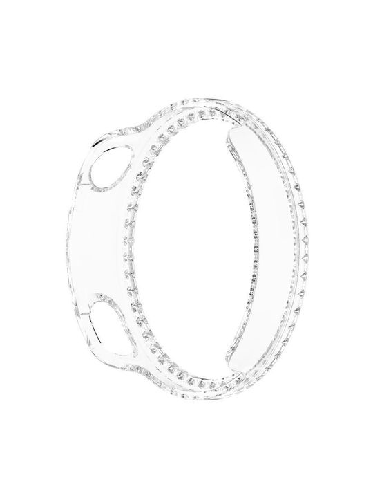 Protecție Husă Acoperire Unic Rând Diamante Xiaomi Watch S4 41mm Transparentă