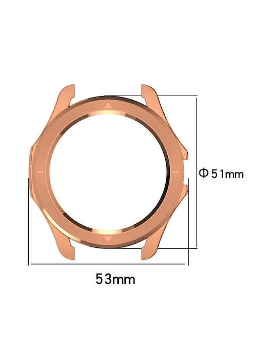 Protective Cover Case Plating Xiaomi Watch S4 Sport Rose Gold
