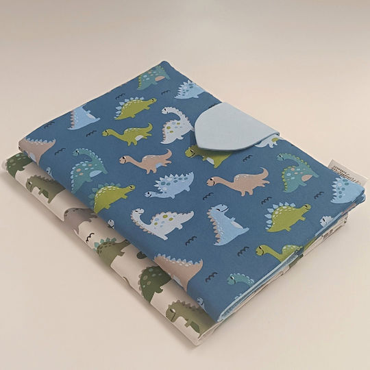 Magnolia Handmade Χειροποίητη Θήκη Βιβλιαρίου Υγείας Μωρού για Αγόρι