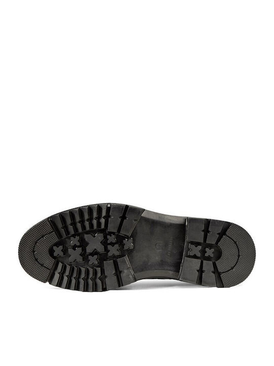 Piele Negru Ghete barbati