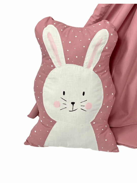 Velvet White Kinderzelt Indisch Bunny Rosa