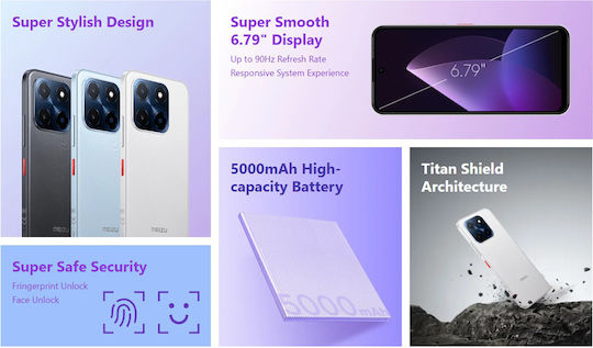 Meizu Mblu 22 Dual SIM (3/64GB) Snow White