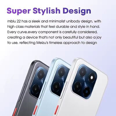 Meizu Mblu 22 Dual SIM (3/64GB) Snow White