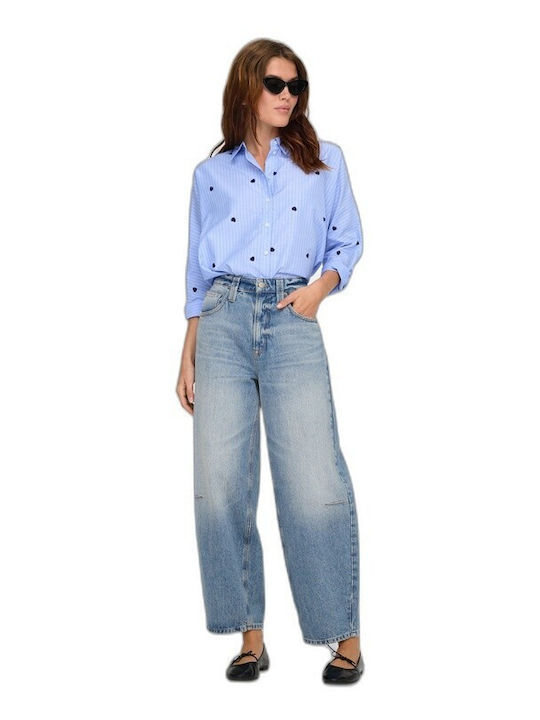 Γυναικείο Jean Παντελόνι Medium Blue Denim