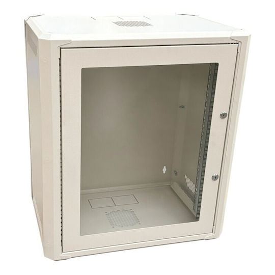 Masterlan Επιτοίχια Καμπίνα Rack 19U RCFP-12U-4G-G
