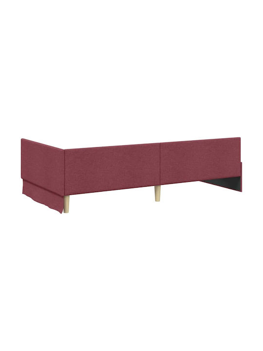Einzelbett Rotes mit Lattenrost & Matratze 94x190cm