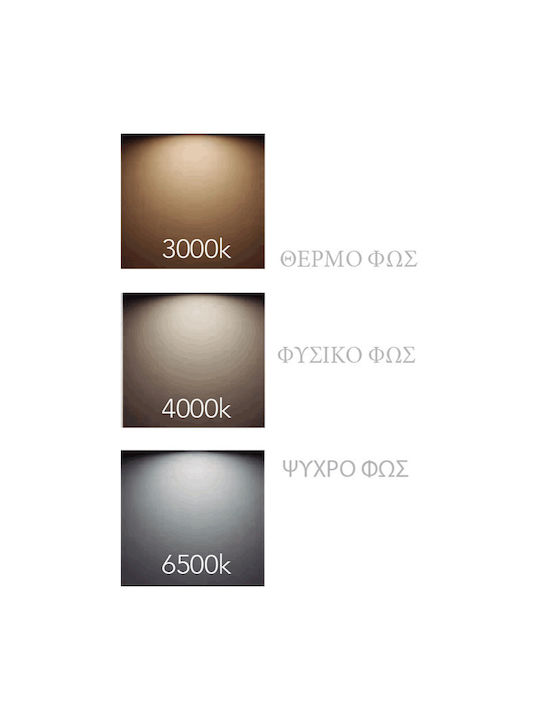Imex Tokyo Oval Badezimmerspiegel LED Berührung aus Metall 50x90cm Schwarz