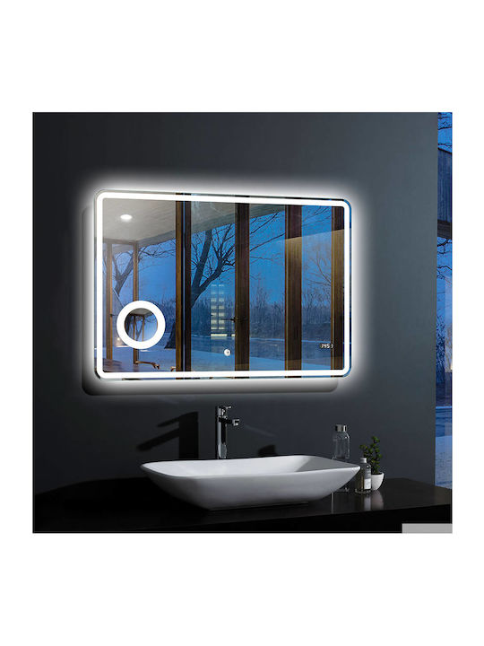 Luminor Bathroom Mirror Led with Bluetooth 100x80cm