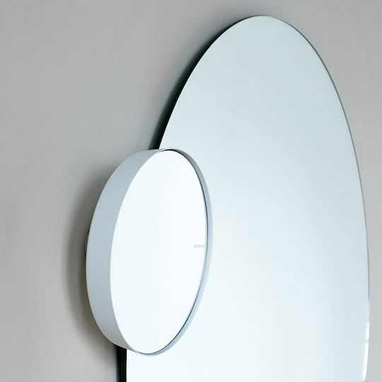 Brabantia Oglindă de Baie Rotundă 20.4x20.4cm Alb