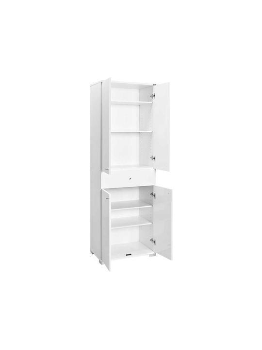 Doppeltür Kleiderschrank Diamond White 60x40x187cm