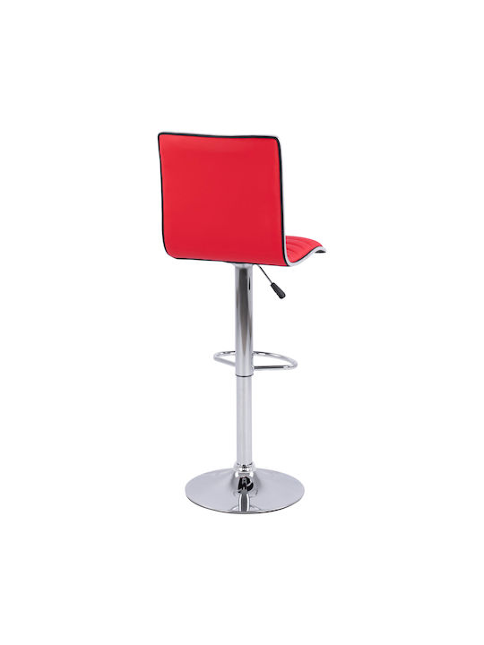 Stool Bar Nexus with Adjustable Height Red 2pcs 40x47.5x115cm