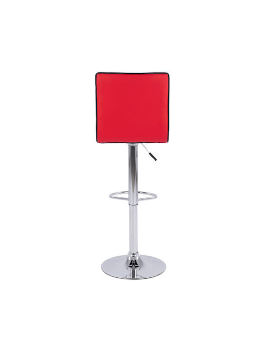 Stool Bar Nexus with Adjustable Height Red 2pcs 40x47.5x115cm