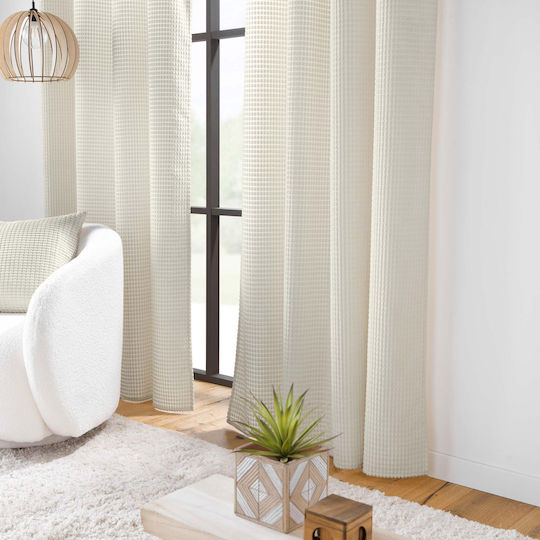 Atmosphera Perdea Cu Capse Lc Swing Ecru 140x260 cm