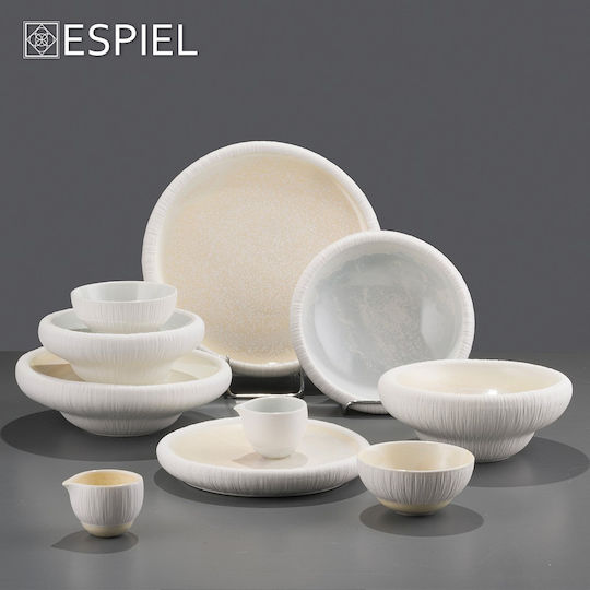 Espiel Zen Sun Лодка за сос от порцелан Бяла 100мл 12pcs