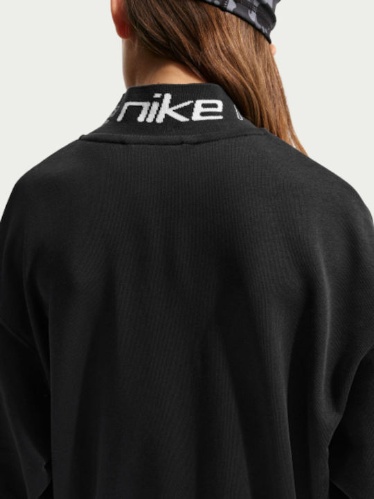 Sportlich Kinderstrickjacke Fleece Schwarz