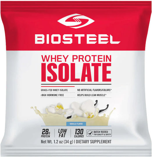 Biosteel Whey Protein Isolate Πρωτεΐνη Ορού Γάλακτος με Γεύση Βανίλια 816gr