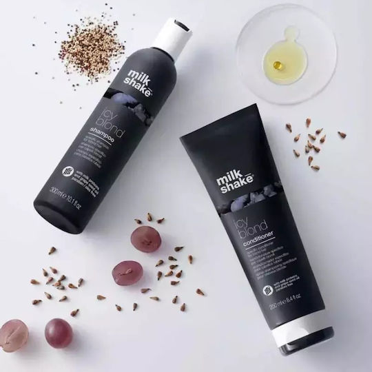 Milk Shake Icy Blond Σαμπουάν Αναδόμησης/Θρέψης & Ενυδάτωσης για Βαμμένα Μαλλιά 300ml