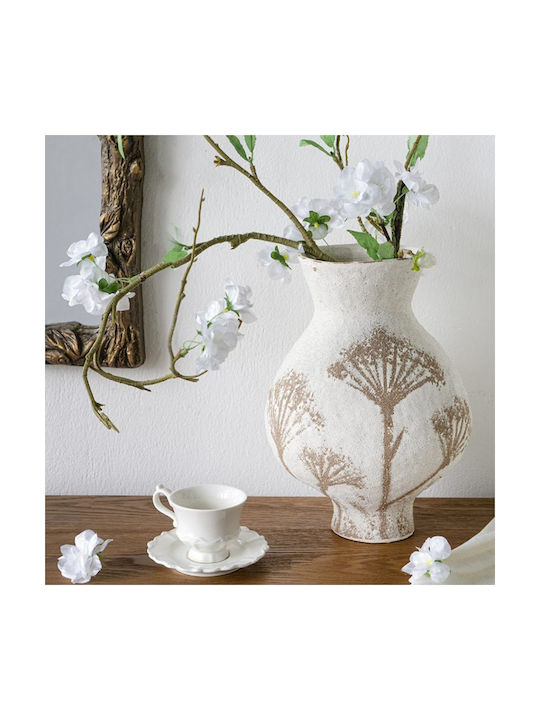 Artekko Decorative Vase White 20x20x28.5cm