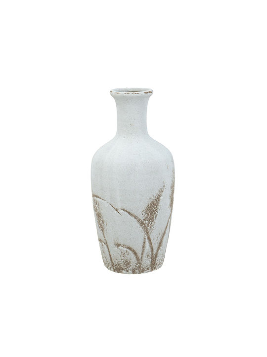 Artekko Decorative Vase White 17x15.5x34cm