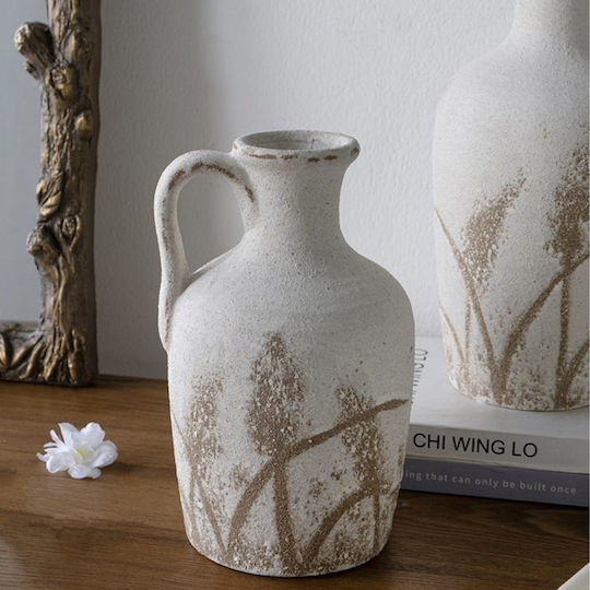 Artekko Decorative Vase White 16x15x26cm
