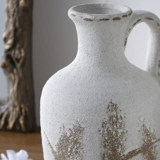 Artekko Decorative Vase White 16x15x26cm