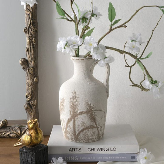 Artekko Decorative Vase White 16x15x26cm