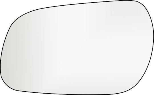 Left Mirror Glass Compatible with Citroen Xsara N1 N2