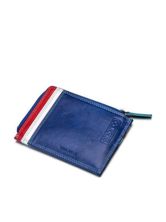 Sparco Martini Racing Δερμάτινο Ανδρικό Πορτοφόλι Μπλέ 12.5x9.5cm 099148mr