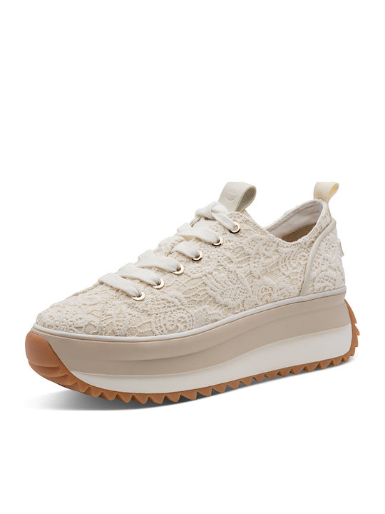 Sneakers Ivory Macramee