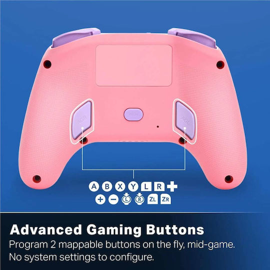 PowerA Kirby Puff Ασύρματο Gamepad για Switch 2 Ροζ