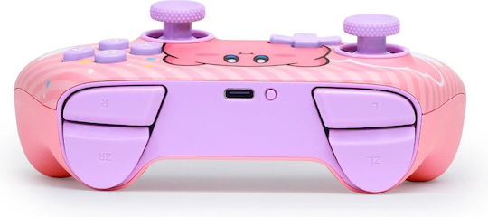PowerA Kirby Puff Ασύρματο Gamepad για Switch 2 Ροζ