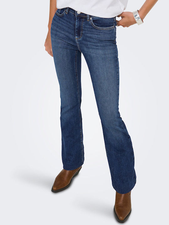 Γυναικείο Jean Παντελόνι Καμπάνα Medium Blue Denim