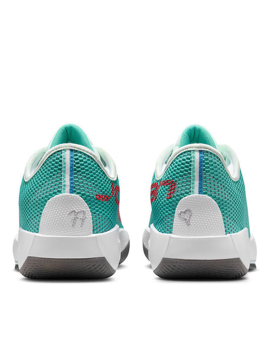 Luka 77 Low Basketball Shoes Barely Green / Washed Teal / Chile Red