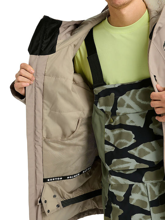 Burton Reserve 2l Insulated Men's Ski & Snowboard Jacket Beige 3025310AH2