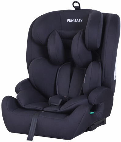 Fun Baby Καθισματάκι Αυτοκινήτου i-Size με Isofix Μαύρο 9-36 kg