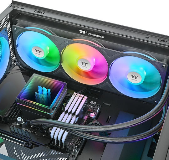 Thermaltake TH360 V3 ARGB Sync AIO v3 Υδρόψυξη AIO CPU με 3 Ανεμιστήρες 120mm