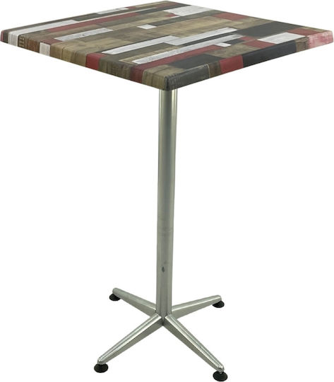 Masa Pătrată Bar Raki Redden Gri Clasic 80x80x107 cm Masa Pătrată Bar Raki Redden Gri Clasic 80x80x107 cm