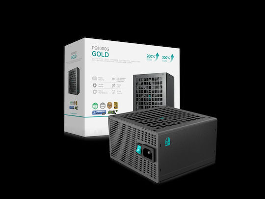 Deepcool PQ1000G 1000W Μαύρο Τροφοδοτικό Υπολογιστή Full Modular Cybenetics Gold