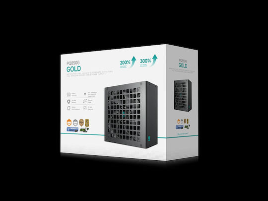 Deepcool PQ850G 850W Μαύρο Τροφοδοτικό Υπολογιστή Full Modular Cybenetics Platinum