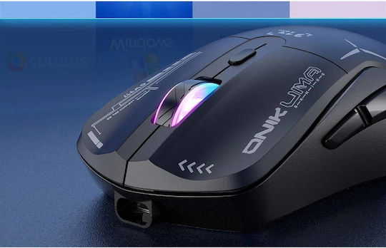 Onikuma CW917 Drahtlos RGB Gaming Gaming Maus 4800 DPI Schwarz