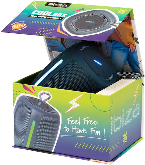 Ibiza Sound Coolbox Ηχείο Bluetooth 10W Μπλε