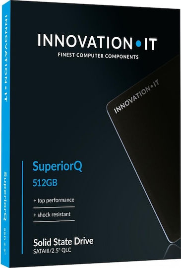 Innovation IT Superior SSD 512GB τύπου 2.5'' με σύνδεση SATA III 00-512888 Bulk