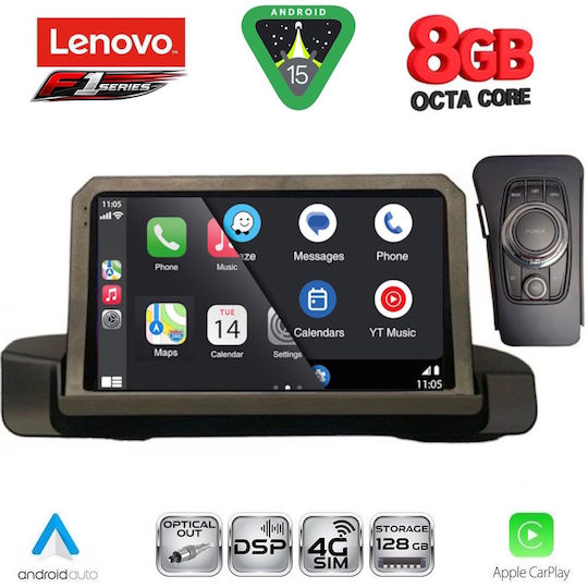 Lenovo Car Audio System for BMW E46 1998-2005 (Bluetooth/USB/WiFi/GPS/Apple-Carplay/Android-Auto) with Touch Screen 9"