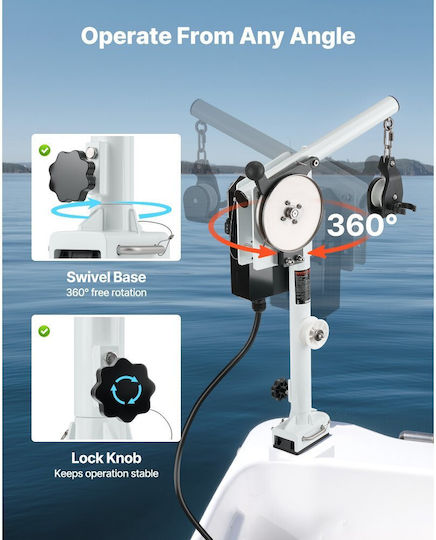 Vevor Cârlig telescopic Accesorii pentru puntea bărcii
