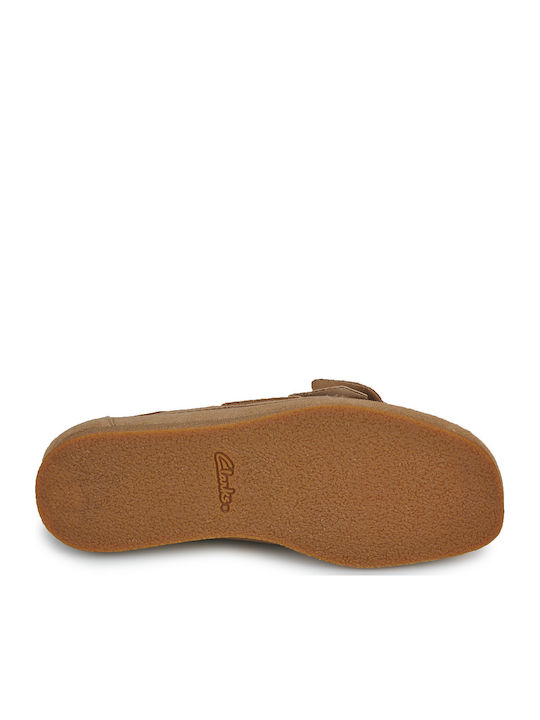 Wallabee EVO Damen Bootsschuhe Dark Sand Suede