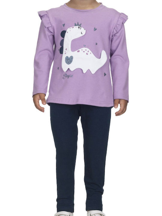 Комплект Зима 2бр Purple Dino